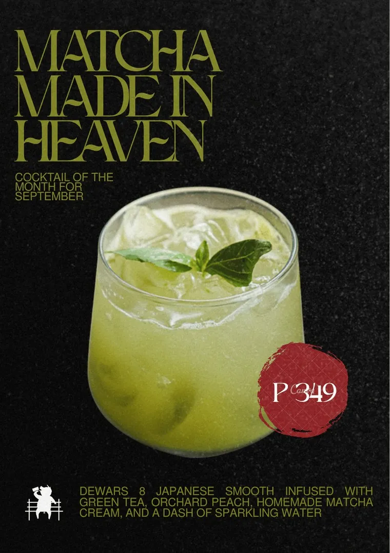 Matcha Made in Heaven, cocktail of the month