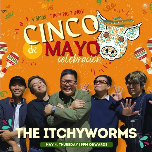 Poster: The Itchyworms at Tipsy Pig Timog